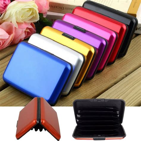 aluminium rfid blocking credit card holder|aluminium wallets with rfid protection.